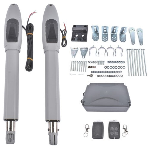 DURAFORCE Automatic Dual Swing Gate Opener Kit Remote Control For Doors up to 300kg*2 110V