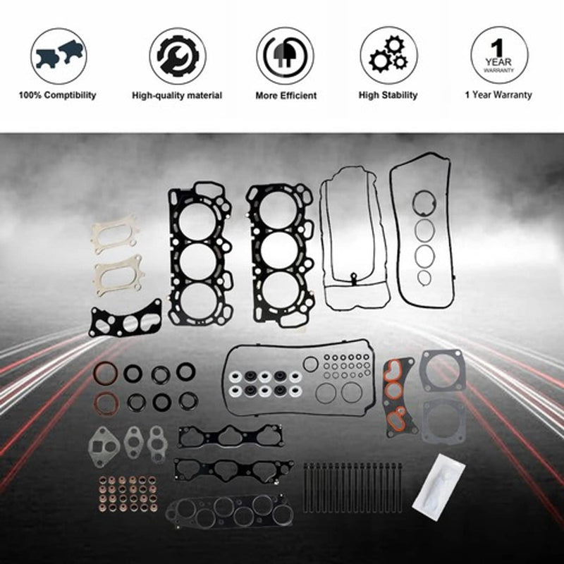 DURAFORCE Fit For 08-17 Acura RDX TL TSX Accord J35Y1 J35A7 Head Gasket Bolts Set