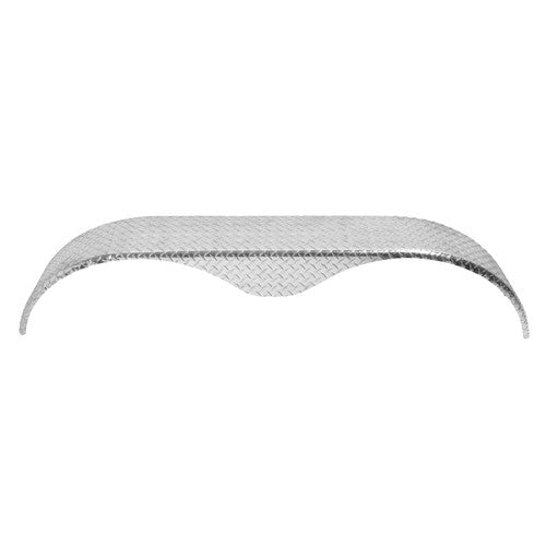 DURAFORCE 14"-16" Trailer Fender Tandem Axle Teardrop Diamond Tread Plate 72" L 18" H 9" W
