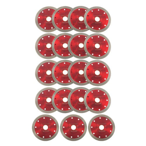 DURAFORCE 4-1/2 Inch Circular Saw Blades 20 Pack Diamond Blades for Angle Grinder