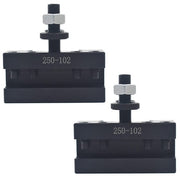 DURAFORCE 2Pcs AXA 2# 250-102 Quick Change Tool Post Boring Turning Holder
