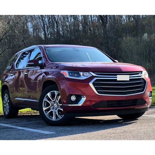 DURAFORCE Front Bumper Grille Upper Grill Chrome for Chevrolet Traverse 2018-2021