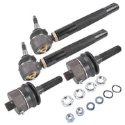 DURAFORCE 0-6" Heavy Duty Tie Rod Ends Kits for Chevy Silverado Sierra 2500HD 3500HD Black