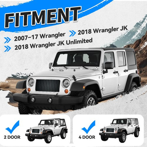 Roof Rack Luggage Carrier Cargo for Jeep Wrangler JK 07 18 2 Side Ladders 330 Lb