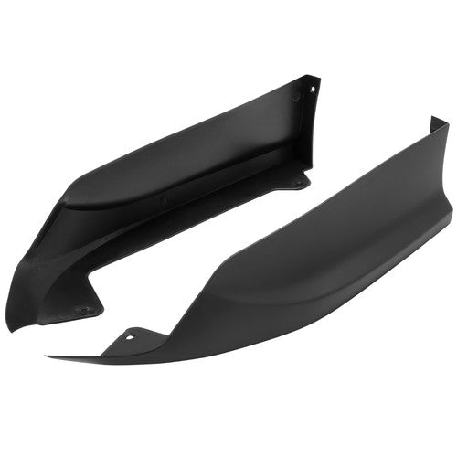 Black Rear Bumper Lip Splitter Spoiler Side Apron for 2016 2017 Honda Accord Sedan