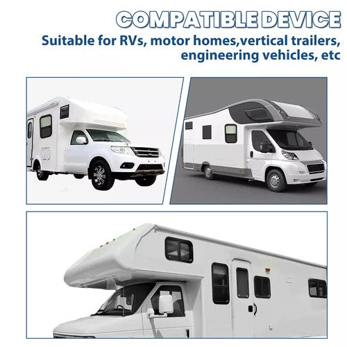 24 Inch By 15 Inch For Camper Cargo Trailer Slider RV Window With Trim Ring Screen Black