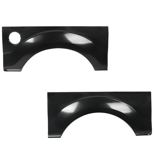FRP07 Black Rear Wheel Arch Quarter Panels for Ford F150 F-150 09-14 Pair