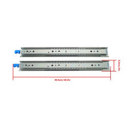 DURAFORCE 18" Locking Drawer Slides 250lb Heavy Duty Ball Bearing Full Extension With Lock