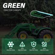 DURAFORCE Green Tuff Top Tractor ROPS Canopy 52" X 52" For Tractor Mowers Umbrella