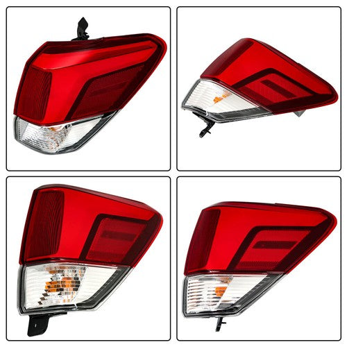 DURAFORCE Tail Light Lamp Replacement Fit For Subaru Forester 2019-2021 Right Clear Lens