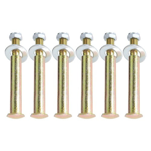 DURAFORCE 6 Pack Deck Wheels Hardware Kit For Husqvarna 589527301 532174873 532133957