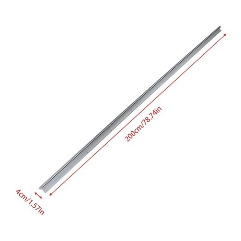 DURAFORCE 2PCS SBR16 2000mm Linear Guide Rail Slide Rail 4 PCS SBR16UU Bearing Block