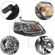 DURAFORCE Headlight For Chevrolet Cruze Sedan 16-19 RH Passenger Side Halogen Type Clear