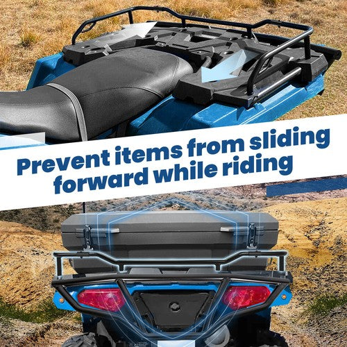 Rear Bumper Brush Guard Storage Rack Extender for Polaris Sportsman 450 2014 2020