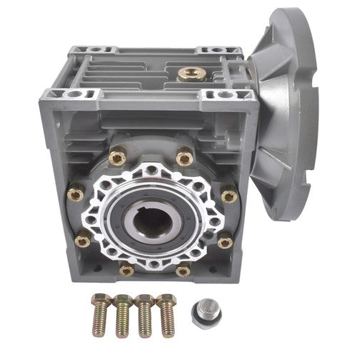 DURAFORCE MRV063 Ratio 100:1 Worm Gear Speed Reducer, 56C Flange 0.57HP Input, Keyed Shaft