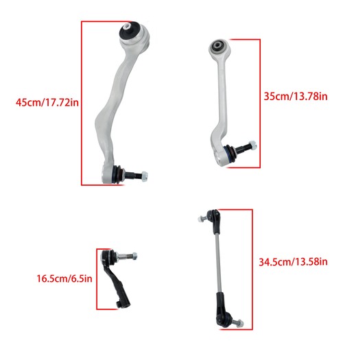 DURAFORCE 8PC Front Suspension Lower Control Arm Sway Bar Kit For BMW 1 3 Series F20 F30