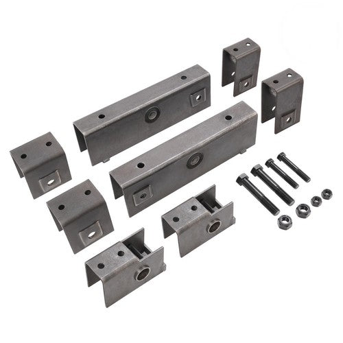 DURAFORCE Trailer Hanger Kit for slipper spring 10K lbs Tandem axle spacing Universal