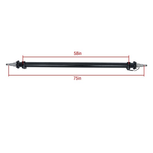 DURAFORCE 7k TK Trailer Axle RV Utility Axle-(7000 lb Beam Only) Idler 75"HF 58"SC