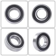 DURAFORCE 10× 6206-2RS 30mm×62mm×16mm Double Rubber Seals Deep Groove Ball Bearing