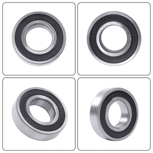 DURAFORCE 10× 6206-2RS 30mm×62mm×16mm Double Rubber Seals Deep Groove Ball Bearing