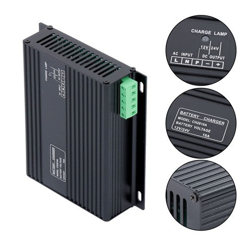 DURAFORCE CH2810 12V/24V 10A Diesel Generator Genset Intelligent Battery Charger Accessory