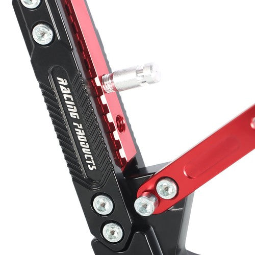 DURAFORCE CNC Adjustable Motorcycle Kickstand Foot Side Support Stand Aluminum Alloy