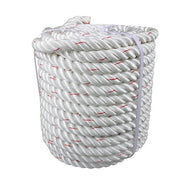 DURAFORCE 1"×120ft Double Braid Polyester Rope 3400lbs Breaking Strength Strong Pulling