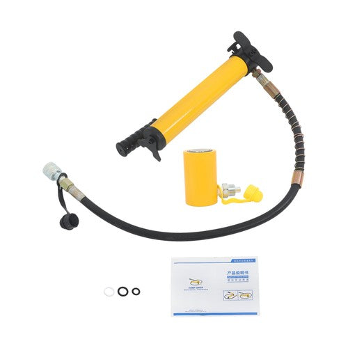 DURAFORCE 10T Mini Hydraulic Cylinder Jack Porta Power Ram 2" Stroke For Machinery