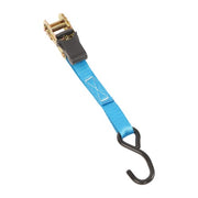 DURAFORCE Ratchet Strap 6 Pcs+Polyester 566lbs Fracture Strength 1700lbs 1in*20ft S Hooks