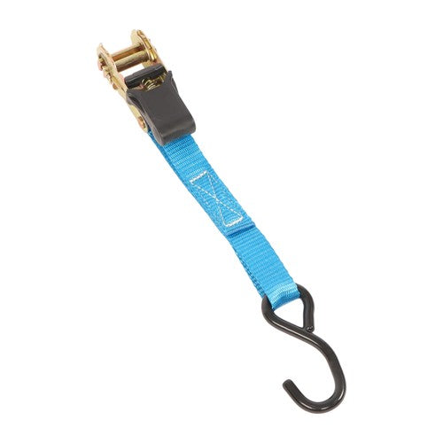 DURAFORCE Ratchet Strap 6 Pcs+Polyester 566lbs Fracture Strength 1700lbs 1in*20ft S Hooks