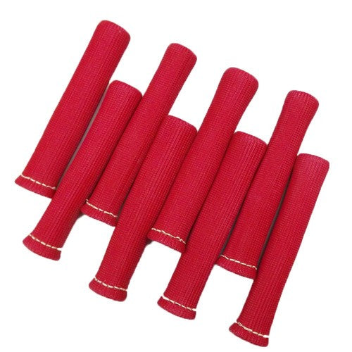 DURAFORCE Red 1200° Spark Plug Wire Boots Heat Shield Protector Sleeve 350 454 Sbc BBC
