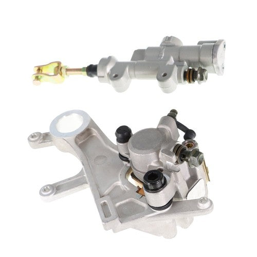 DURAFORCE Rear Brake Master Cylinder &Brake Caliper &Hose Assembly For Honda CRF450 CRF250