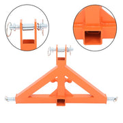 DURAFORCE Quick Hitch Adapter For Kubota Tractor 3 Point 2" Trailer Hitch Receiver Drawbar