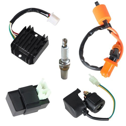 DURAFORCE FOR 150cc 200cc 250cc ATV Racing Ignition Coil CDI Regulator Rectifier Relay