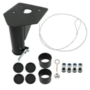DURAFORCE Adjustable Forward Offset 12"-17" Wheel Adapter Hitch to Gooseneck Fifth (5th)