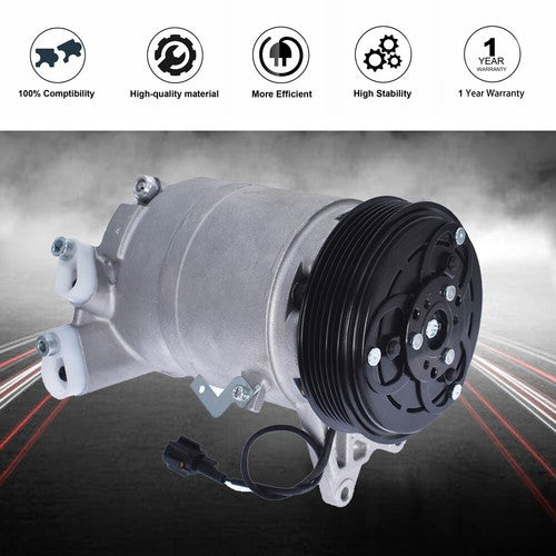 DURAFORCE CO 10863JC For 2004-2009 Nissan Quest 3.5L V6 AC A/C Compressor With Clutch