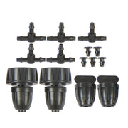 DURAFORCE Drip Irrigation System - Adjustable Quick Connect Irrigation System fit Gardens