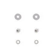 DURAFORCE 8PCS Boat Trailer Steel Dacromet U-Bolt Square 1/2" Dia x 3 1/16" x 4 5/16"