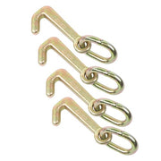 DURAFORCE 4 Pack 5/16 Inch G70 Mini J Hook Hook 5400 Lbs Working Load Limit Towing Hooks