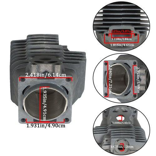 DURAFORCE 1138 020 1201 52mm Big Bore Cylinder Piston Kit for Stihl MS441 MS441C Chainsaws