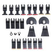 DURAFORCE 25PCS Oscillating Tool Professional Bi-Metal Multitool Blades Kits for Wood Nail