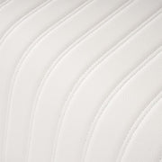 DURAFORCE 29in Aluminium White Boat T Top Leaning Post Seat S Size Long Cushion Universal