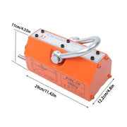 DURAFORCE 2200Lbs/1000kg Neodymium Hoist Magnetic Lifter Lifting Magnet 2 Safety Factor