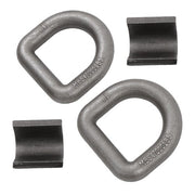DURAFORCE 2 Pack 1" Weld On Forged D Ring with Welding Clip 47,000 LBS Fracture Strength