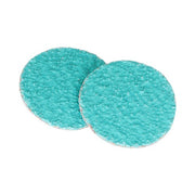 DURAFORCE 25 Pcs 2" 36 Grit Zirconia + Grind Aid Quick Change Sanding Discs Type