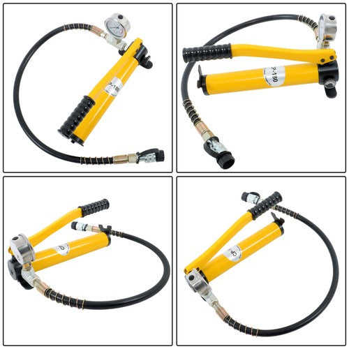 DURAFORCE CP-180 Hydraulic Hand Pump 8500 PSI with Oil Gauge & Hand Operated Pump