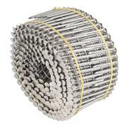 DURAFORCE 15 Degree Wire Coil 1-1/4 ×.09 Ring Shank Stainless Steel Siding Nails 1200Pcs