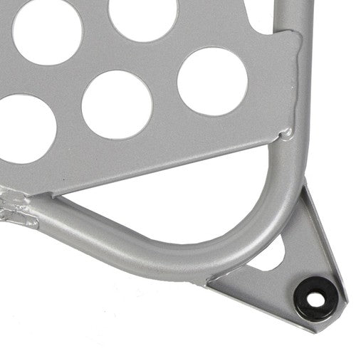 DURAFORCE Silver Heel Guards footrest stand For Yamaha Banshee LH+RH Nerf Bars 87-06 1990