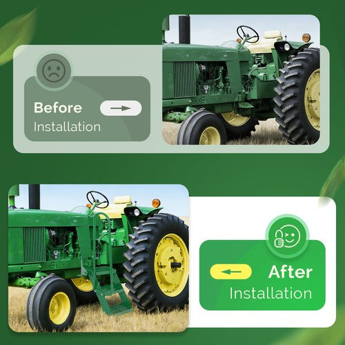 DURAFORCE Tractor Step Extension Kit Left Hand For John Deere 3010 3020 4000 4010 4020 2WD