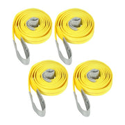 DURAFORCE 4Pack 10ft × 2in Lift Sling Straps Heavy Duty Lifting Slings Web Sling 14000lbs